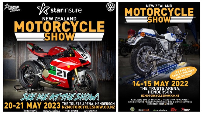 Event advertisements using Malcolm's bikes