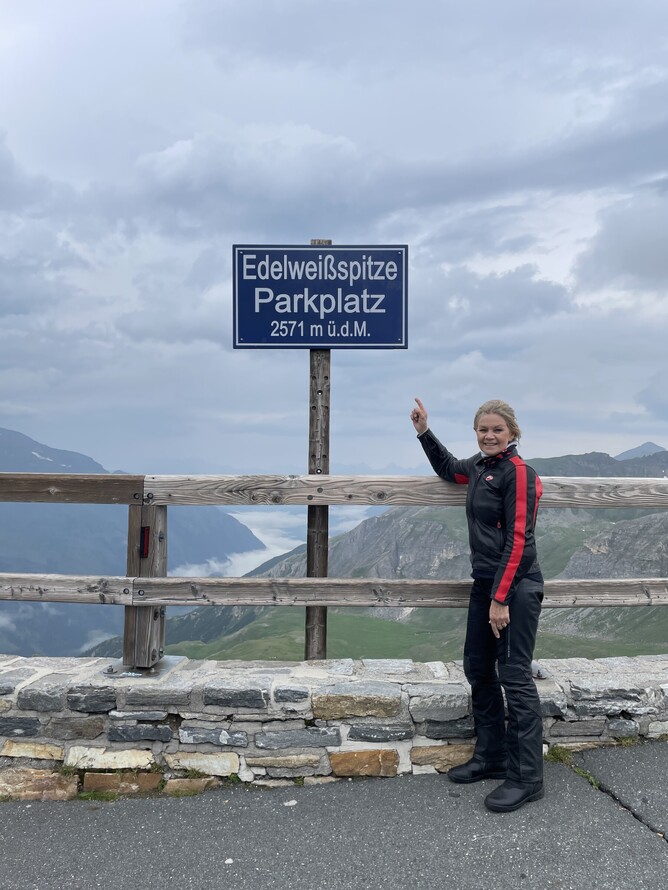 Very windy up this high!