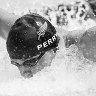 AquaBlack Sam Perry has swam for St Peter's Swimming Club