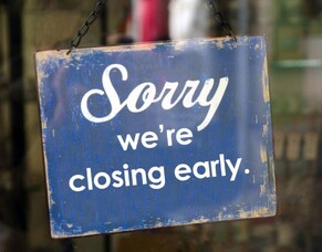 Closing early today! Practice closed from 4PM
