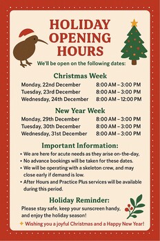 Kihirimete &amp; New Year Hours