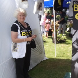 Margaret Jenkins, volunteer for Breast Cancer Research Trust