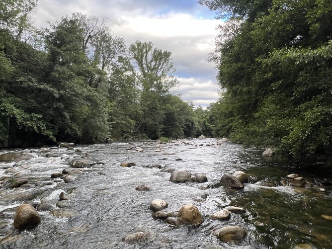 Têt river pocket water