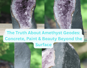 The Truth About Amethyst Geodes: Concrete, Paint &amp; Beauty Beyond the Surface