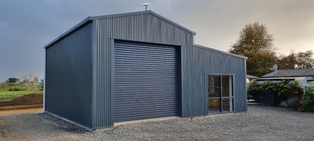 Truck Shed with lean-to