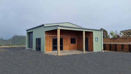 4 bay pole shed