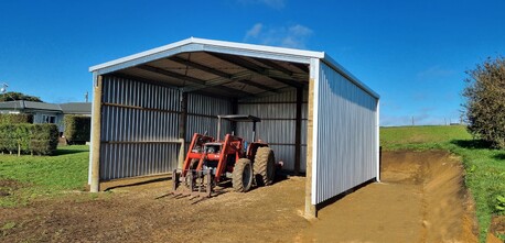 Open front shed