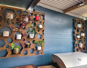 Corten Planter Walls