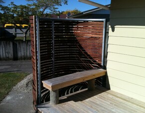 Custom Curved Privacy Screen