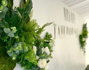 White Wedding Backdrop