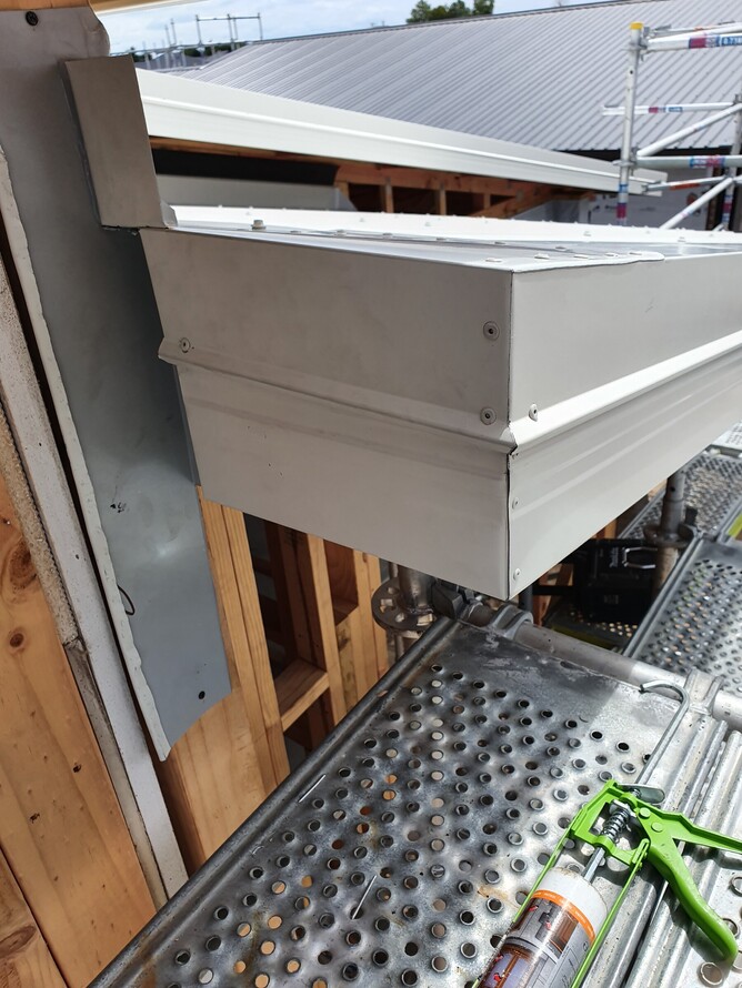 Matching fascia and guttering installation for a new Cambridge roof