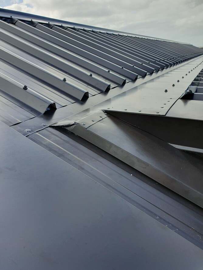 Close-up of new COLORSTEEL® roof installed in Te Awamutu