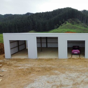 lifestyle shed, sheds nz, garage nz, sheds waikato, barns, pole sheds, 3 bay shed, kitsets, utility shed, livable shed, house shed