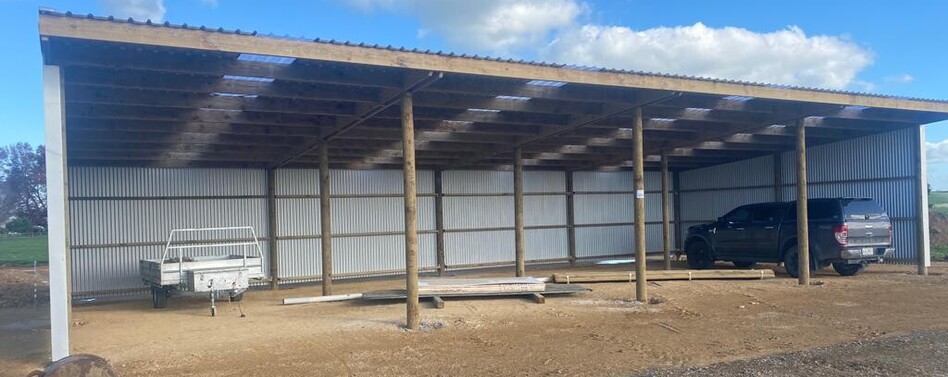 goat shed, farming building, pole shed, waikato shed, farm shed nz, build waikato, sheds nz