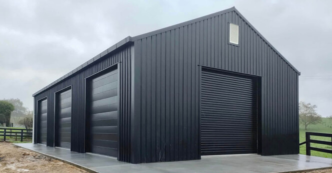 lifestyle shed, sheds nz, garage nz, sheds waikato, barns, pole sheds, 3 bay shed, kitsets,
