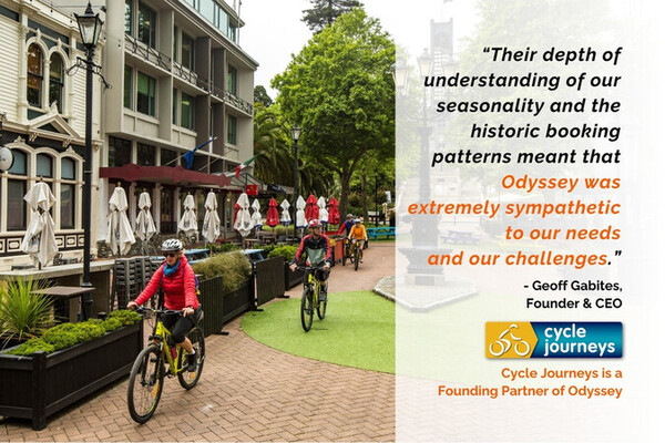 Cycle Journeys' a founding partner of Odyssey, talks about their experience with Odyssey