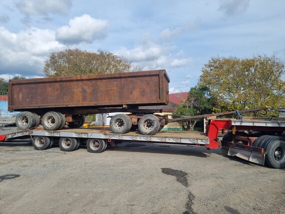 Photo of flatdeck trailer created by Smythes Engineering