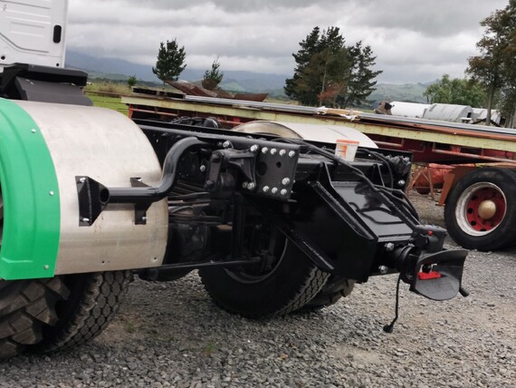 Photo of a truck trailer drawbeam created by Smythes Engineering