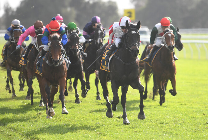 Read About It and Craig Grylls kick clear of their rivals to win Saturday’s Listed Phil’s Electrical & Gipsy Caravans Ryder Stakes (1200m) at Otaki. - Photo: Peter Rubery (Race Images Palmerston North)