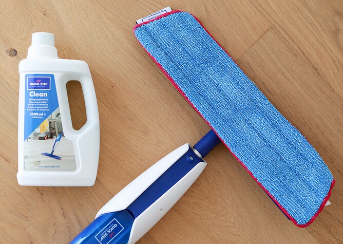 Quick Step Anti Static Mop and Cleaner refill.