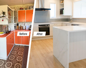 BEFORE & AFTER: Seamless Maketu Home Transformation with Laminate Flooring