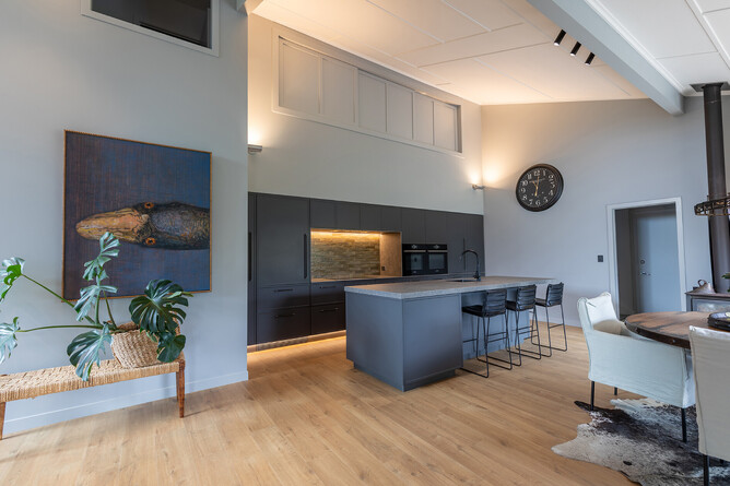 AFTER: The completed kitchen renovation.