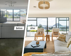 BEFORE & AFTER: A Fresh Look for a Tauranga Home with Brushed Oak Warm Natural Laminate Flooring