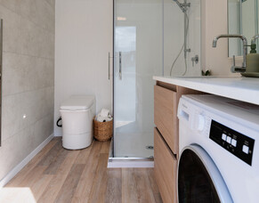 Hybrid Waterproof Flooring: The Perfect Choice for the Summit Suite Portable Bathroom