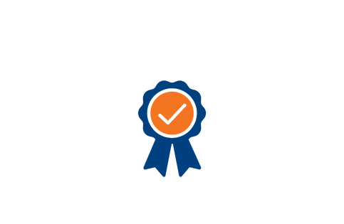 Badge with tick symbolising Trusted by SMEs nationwide