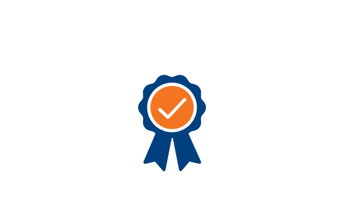 Badge with tick symbolising Trusted by SMEs nationwide