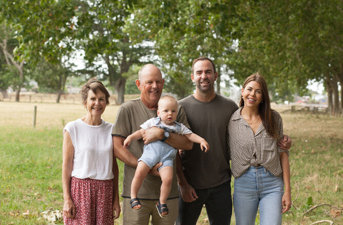 From left: Dianne, Paul, Leo, Brad and Lauren