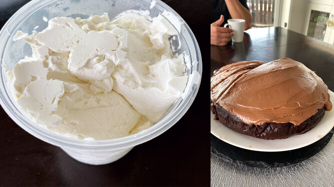 Claire's homemade sheep milk butter