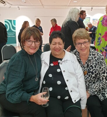 Jane, Rose and Lynee enjoyed a lovely evening at the MPDC Volunteers event