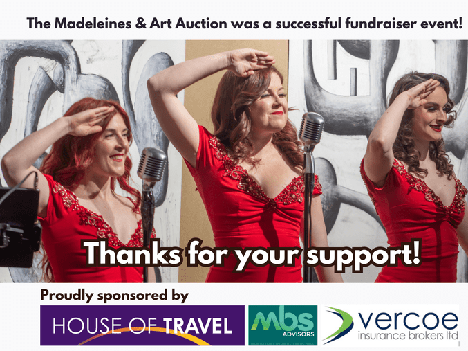 The madeleines & art auction was a successful