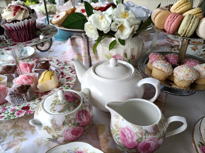 selection of vintage tea party hire ware by TeA Vintage