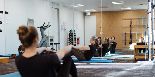 We run mat pilates, circuit classes and yoga classes in our Hillcrest site gym.