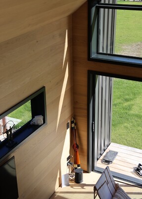 Seamless interior timberwork using Haro flooring by Camako Builders Queenstown.