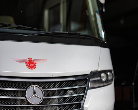 Campervan stored in PB Group vehicle storage