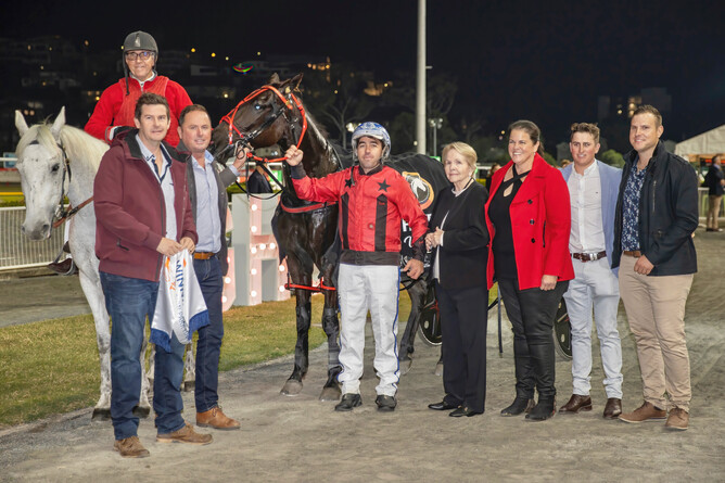Shannon Price (red jacket) pictured with Speak The Truth - Photo: Dan Costello