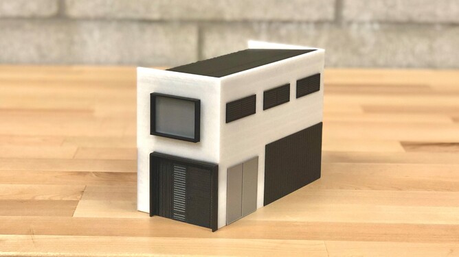 Scale Model Dwelling - File Provided - 2D Floor Plans and Elevation PDF'sDesign Time - 6 HoursPrint Time - 35 Hours