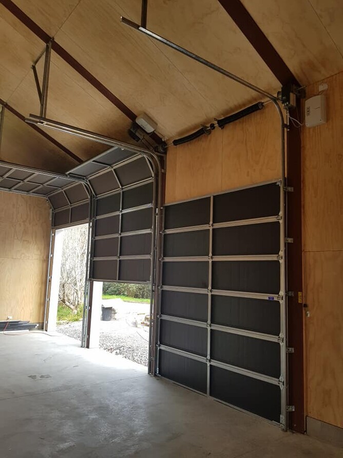 Waikato Door Specialists cedar garage door install