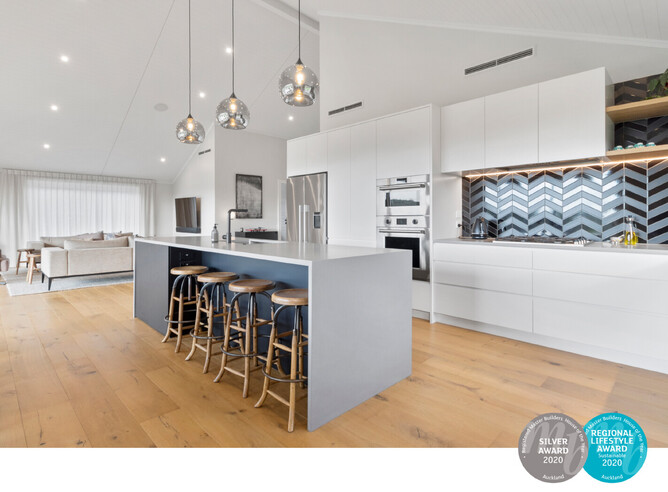 Kitchen of award winning country home 