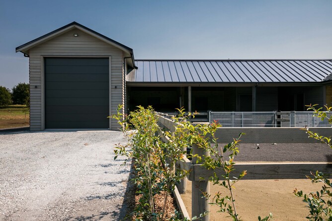 Ascot Stables with truck garaging