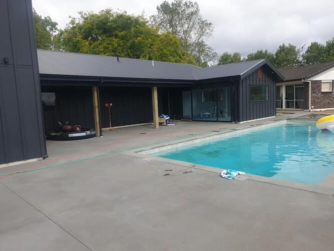 Pool pavillion by Harrison Lane