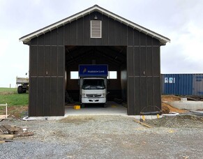Truck Shed At Harrison Lane HQ