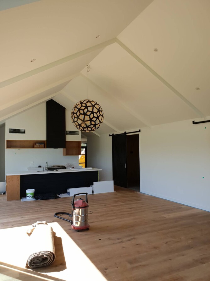 Open plan kitchen