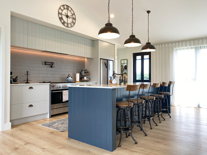 Country style kitchen in our compact home design