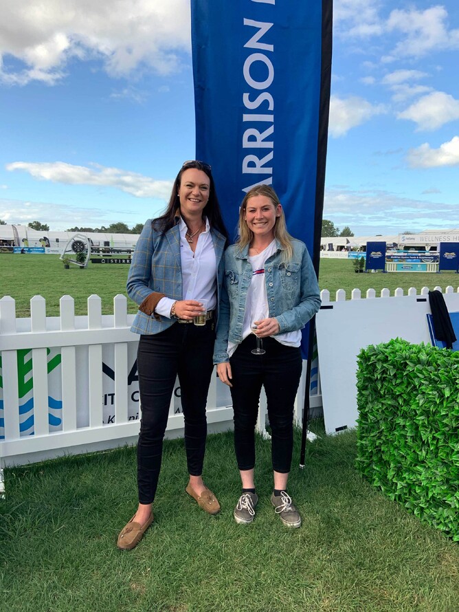 Larina Dolman with Laura Daly