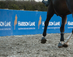 World class arena footing available to riders at Abderry Equine Services