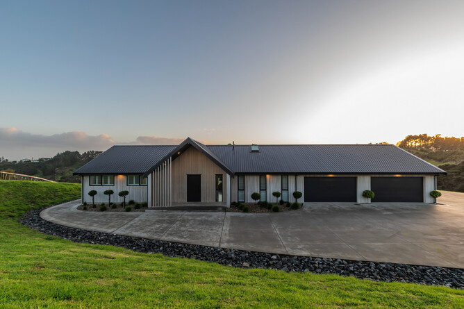 country home south facing aspect